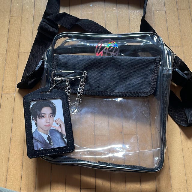 SKZ Clear Cross Bag for STAY (stray Kids Fanmade Merch for