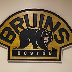YouTheFan NHL Boston Bruins Wooden 8 x 32 3D Stadium Banner