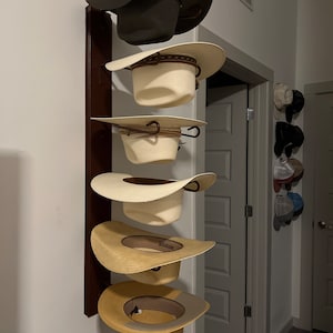 American Made Crown up Four Hat Rack Rust by Mark Christopher ...