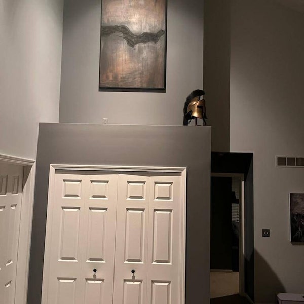 Surrealist Dark Blue Sky Painting Dark Blue Wall Decor · Abstract Art