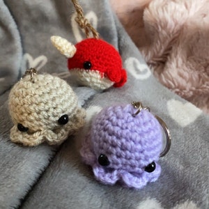 Little Tiny Cute Crochet Fish Stuffies Keychain Gift Kawaii | Etsy UK