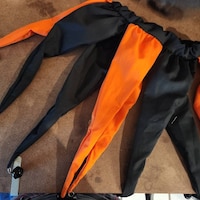 Custom Two Color Pointed Clown Collar Jester Neck Piece Elastic ...