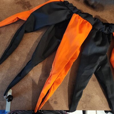 Custom Two Color Pointed Clown Collar Jester Neck Piece Elastic ...