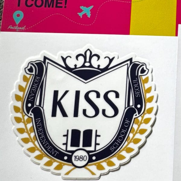 KISS Emblem Sticker From XO, Kitty the Netflix Original Series - Etsy