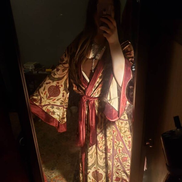 Organza Satin Kaftan