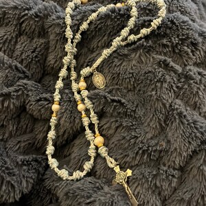 PREPARE Knotted Rosary Rope Rosary twine Rosary Cord Rosary First ...