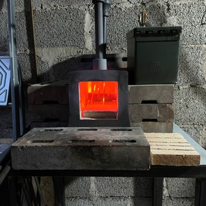 DFPROFK2 Devil Forge – Forge à Gaz Propane, Foyer Pour Forgeron, 1370°C