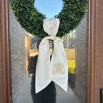 Patrotc Wreath Sash For Front Door - Etsy