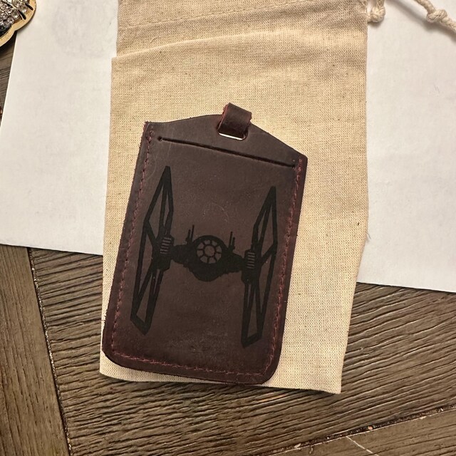 Leather Luggage Stormtrooper Luggage Tag Personalised Disney