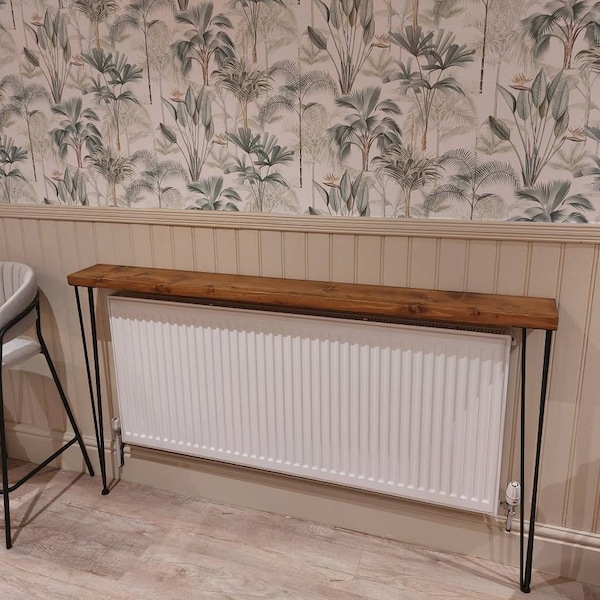 Radiator Console Table Shelf - Hairpin Legs - Low Price Chunky 38mm ...