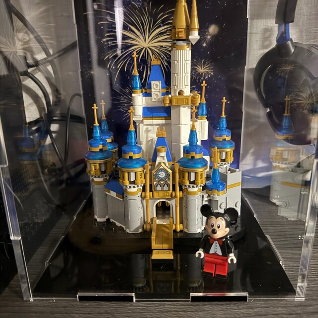 Acrylic Display Case for Lego® Mini Disney Castle Set 40478 - Made