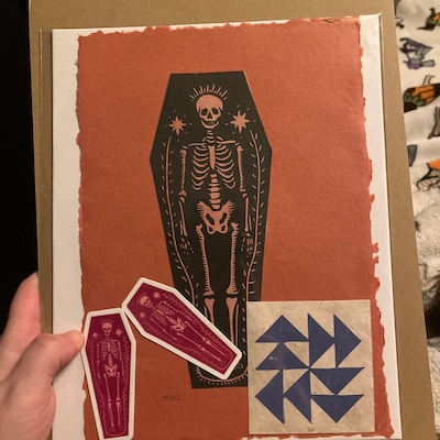 Wormsign Dune Sandworm Block Print Frank Herbert Linocut - Etsy