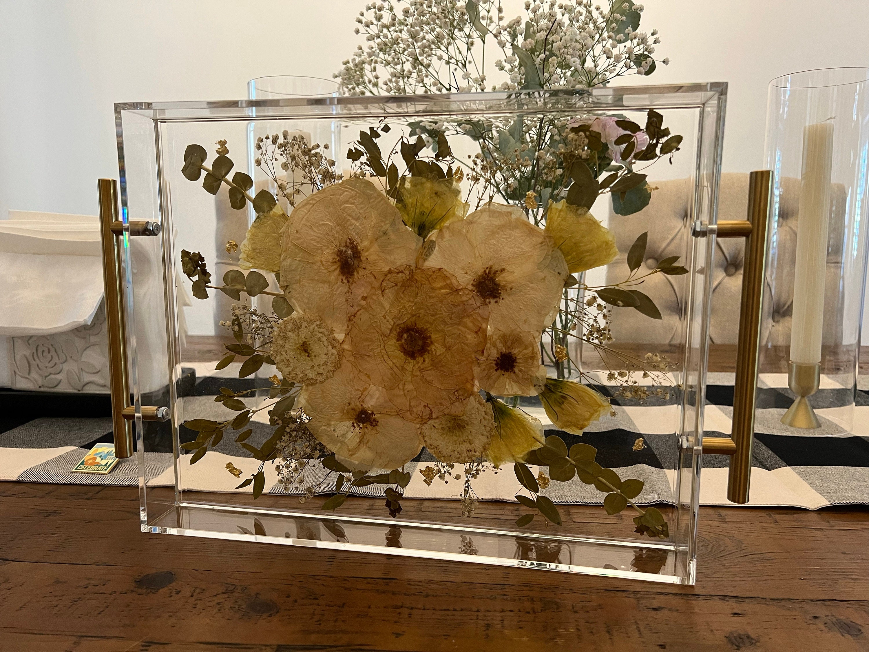 Preserved flowers from Erica's etsy review