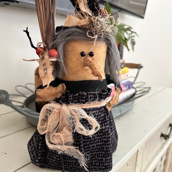 Witch Brimly Epattern...primitive Halloween Cloth Doll Craft Digital ...