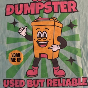 Black, Large) Novelty Rude Gay T Shirt Cum Dumpster on