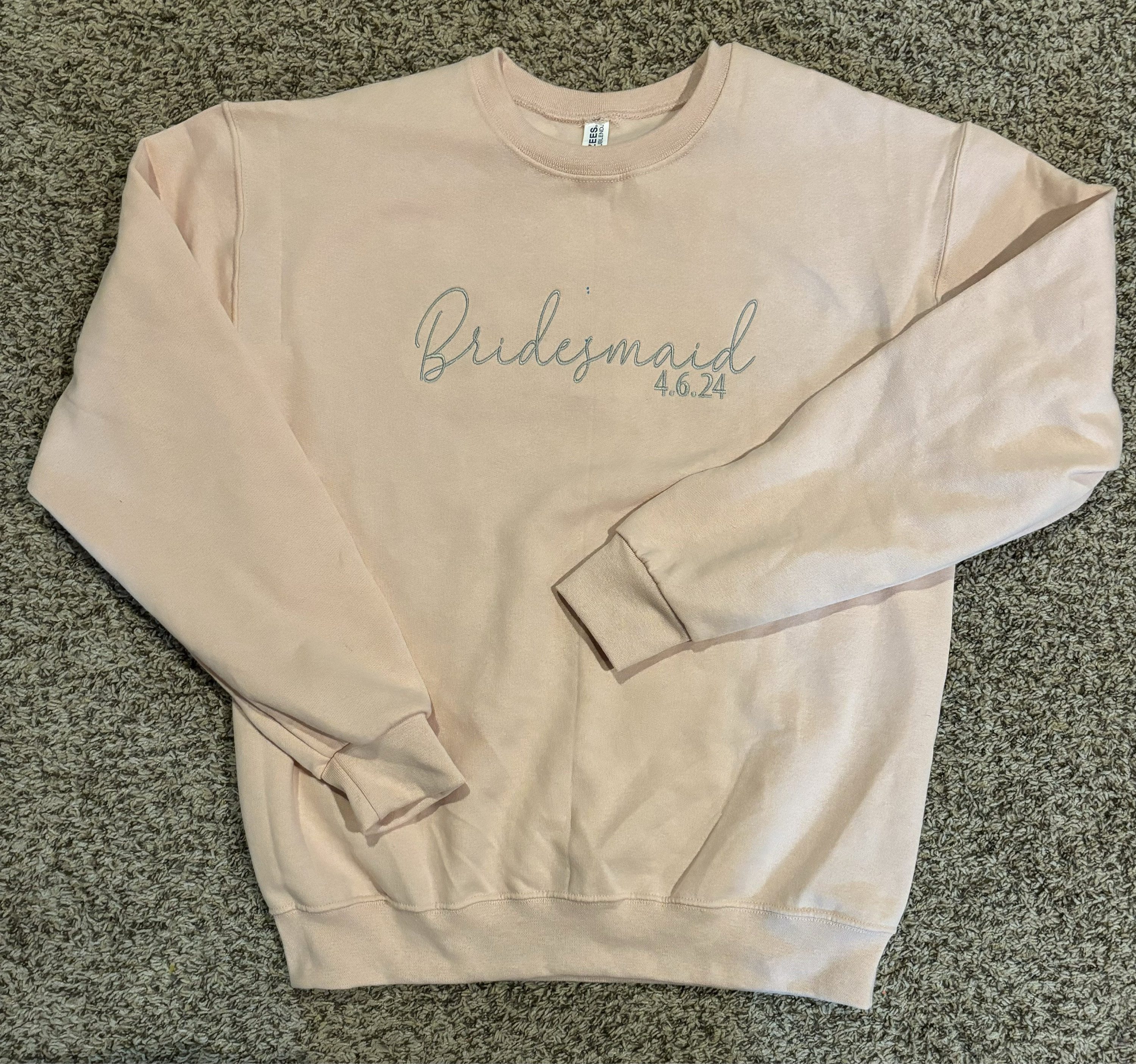 Customer photo for Hailey - Embroidery font