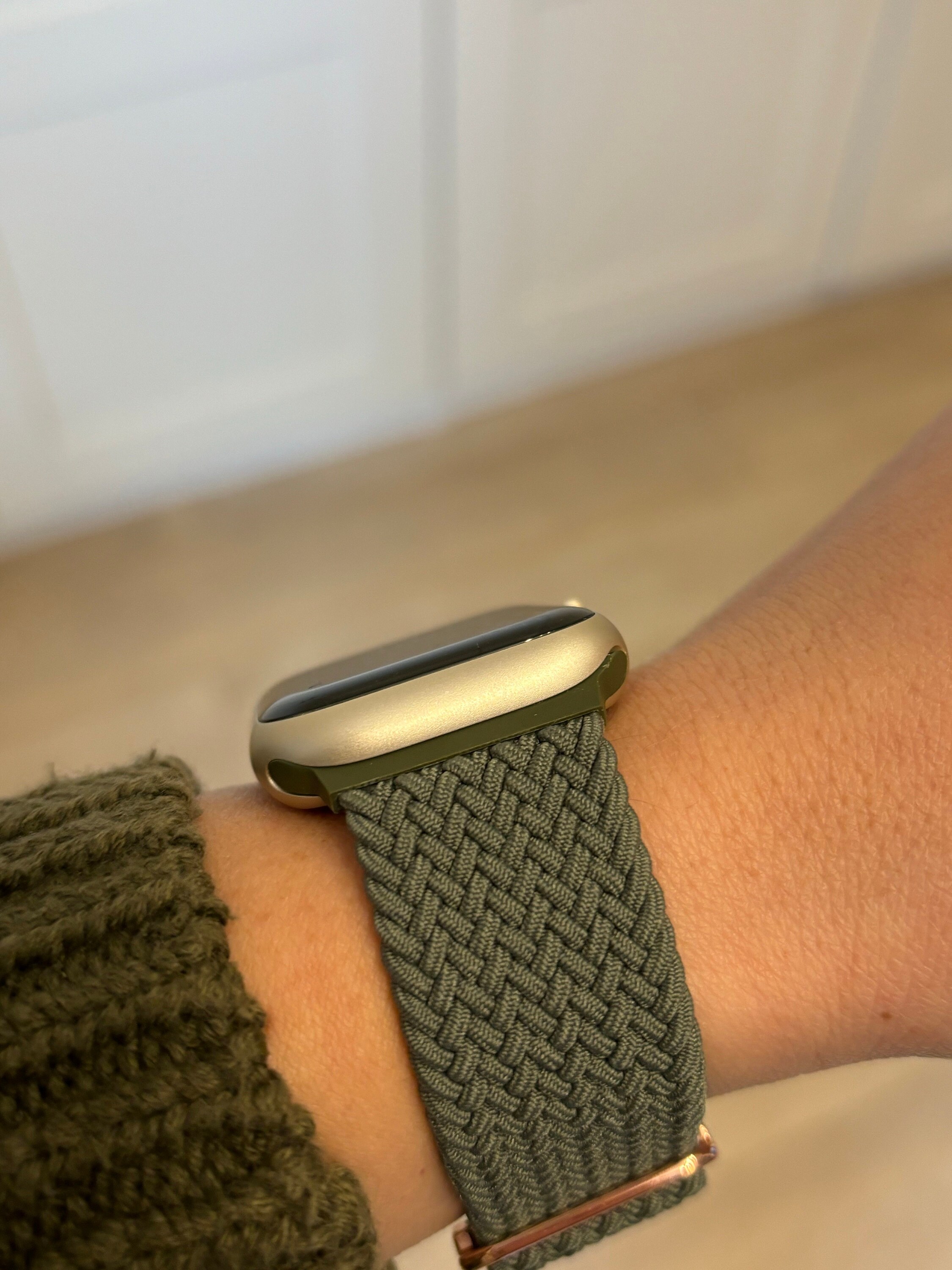 New color! Adjustable Braided Solo Loop Strap Band For Apple Watch Series 9 8 7 6 5 SE Knit Woven Band iWatch Loop 38mm 40mm 41 mm 42mm 49mm