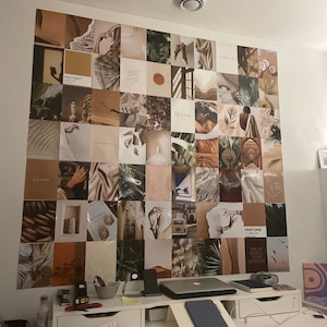 Boujee Boho Aesthetic Wall Collage Kit digital Download 70pcs Neutral Boujee Boho Aesthetic Wall Collage Kit digital Download 70pcs Neutral