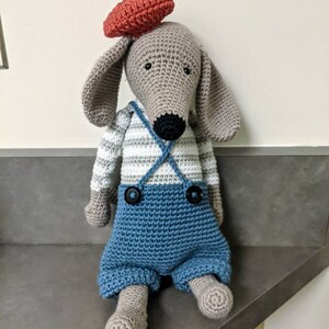 Charli Dog Crochet Pattern Dachshund Pattern Amigurumi Dog Crochet Puppy Pattern