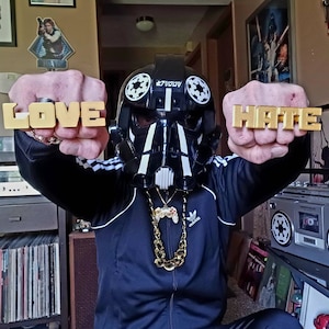 LOVE/HATE Knuckle Multi Finger Ring Bling. - Etsy