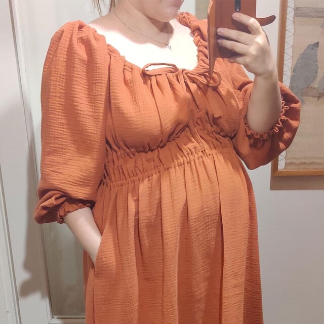 Liliana Dress Sewing Pattern | Elastic Waist, Maternity