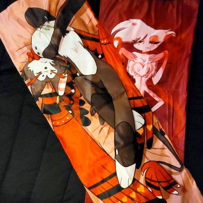 Dakimakura Angel Dust Hazbin Hotel, NSFW Sin Censura. Funda De Almohada