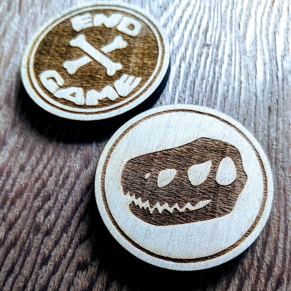 Custom Engraved Wood Game Tokens – Single or Double-sided ...
