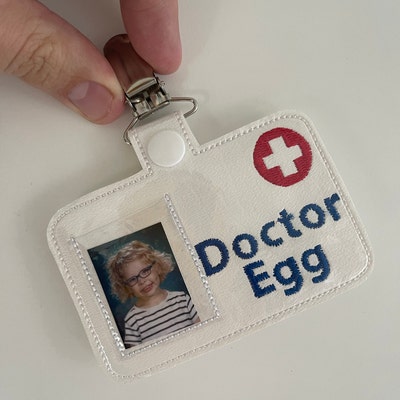 Personalized Pretend Play Doctor Badge Handmade Child Gift Doctor ...