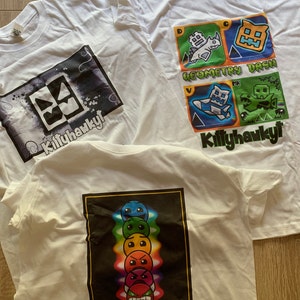 Geometry Dash SUB ZERO T-shirt Girls Boys Tee Personalised Free age 5-15