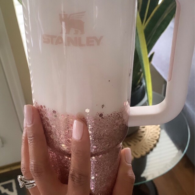 Stanley Glitter Epoxy Tumblers, Rose Gold Ombre 