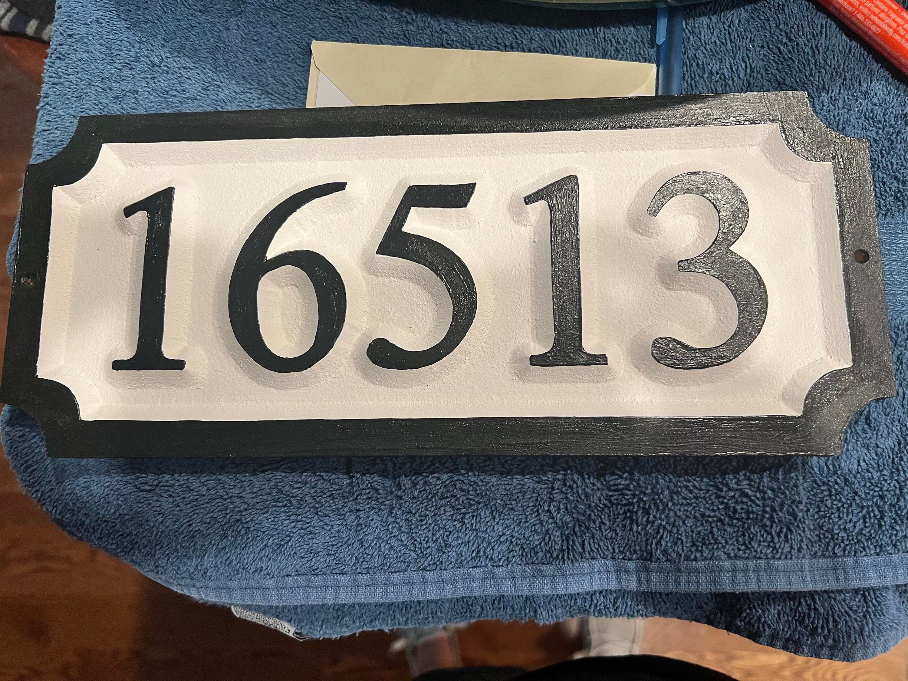 House Number Sign, Engraved Wood Address Sign For Home or Office, Home Address Sign, Modern House Numbers, House Warming gift, Classic