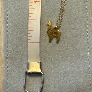 Customer photo, Llama Necklace
