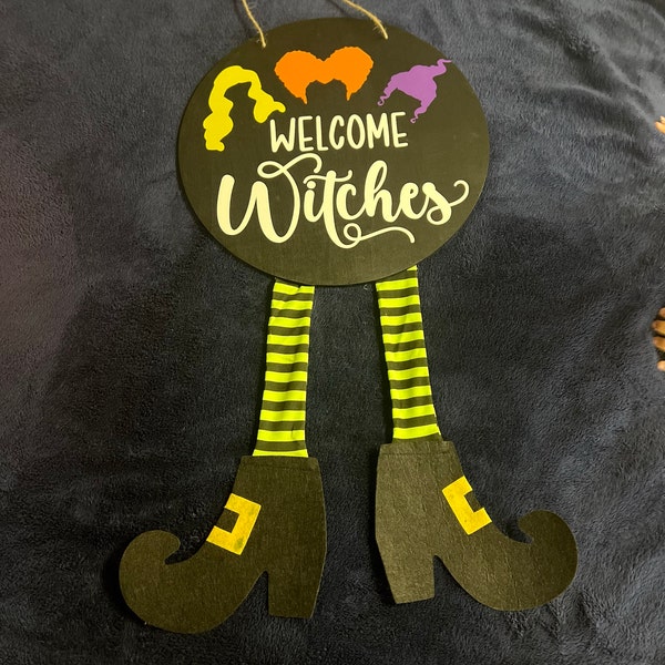 Hocus Pocus Door Hanger Sign SVG File for Cricut Halloween Projects ...