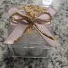 100 Sets Hochzeitsgeschenke Für Gäste – Herzkerzen, Dankeskarten & Organzabeutel In Rosa