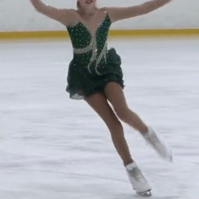 Green Ice Skating Dresses Adult Girls Competition Ice Skating Dresses  Custom Women - Etsy