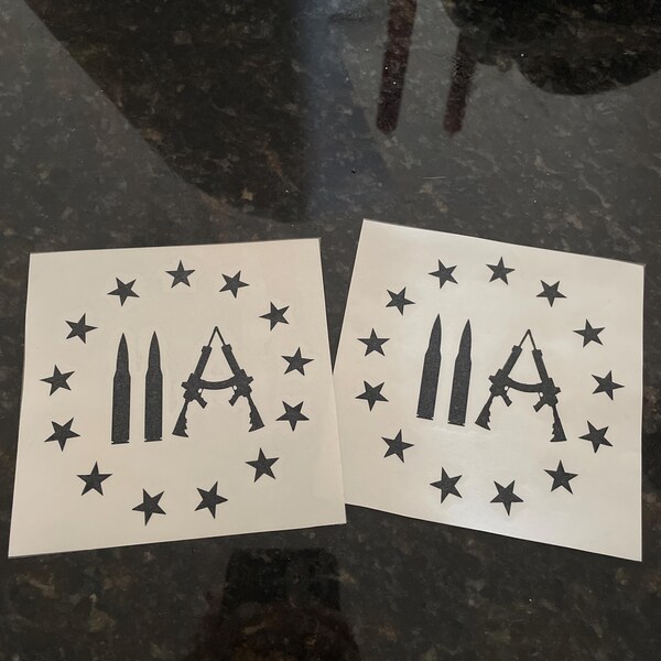 Live Free Or Die American Flag Sticker - 6.75x2.25 Inch Vinyl Decal For Car Window & Bumper