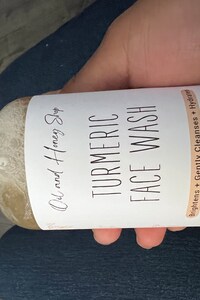 Turmeric Face Wash / Turmeric Cleanser / All Natural Face Wash / Hydrating Cleanser / Face Wash for Acne / Organic Face Wash