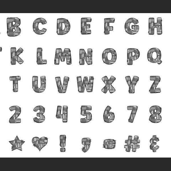 Building Bricks Alphabet Clipart Letters 300dpi Transparent Png. 1 Set ...