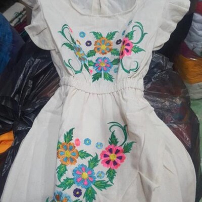 Chiapas Typical Costume. Traditional Dress for Chiapas Women. Mexican