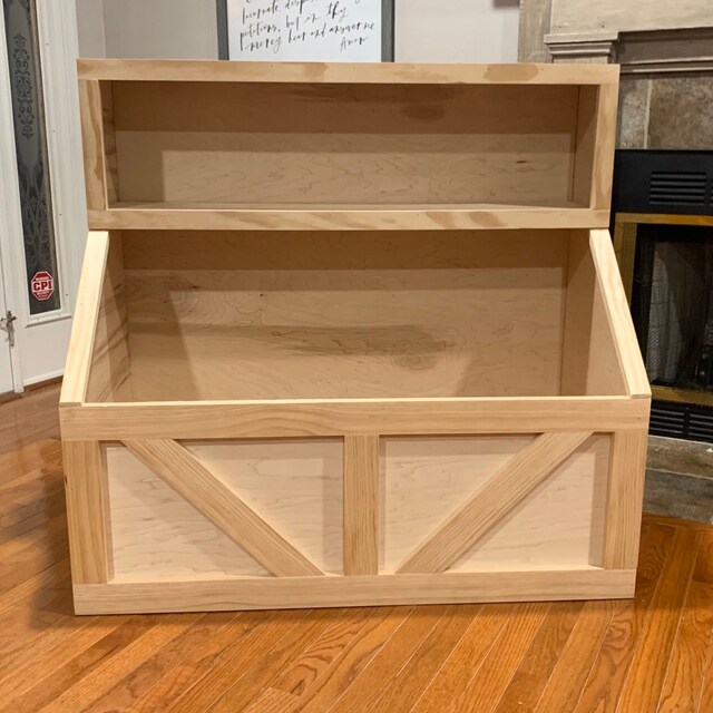 How to make a toy chest from best sale wood