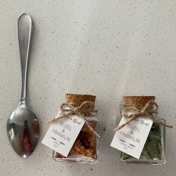 Wedding Tea Favors for Guests, Bulk Gifts, Rustic Wedding Favor ...