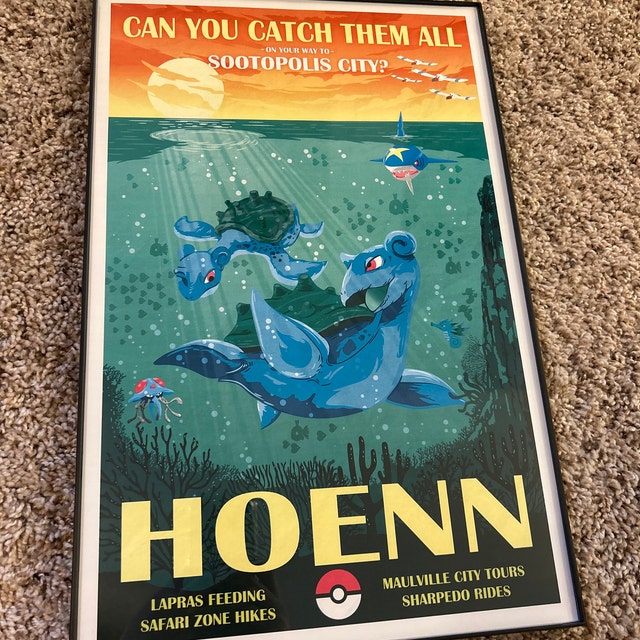 ホウエン地方　ポスター ホウエン地方 ポスター【21cm×30cm】