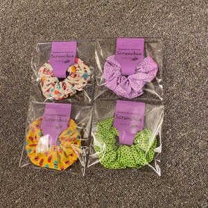 Scrunchie Tag Template Editable Word Template and PNG File Download - Etsy