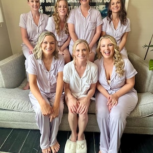 Softest Bridesmaid Pajamas - Bridal Party Gifts - Bridesmaid Gifts - Pajamas - Bachelorette Party Gifts - Personalized Gifts - Getting Ready
