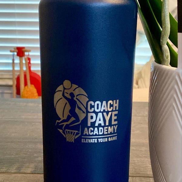 Personalized Laser Engraved Water Bottle With Custom Logo Name Text ...