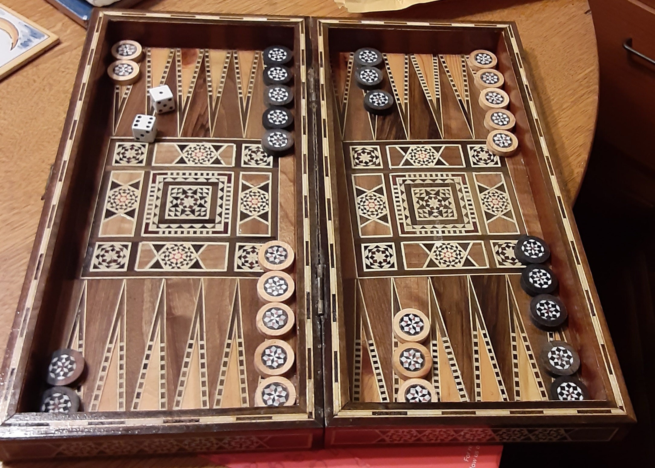 30 Piece Set, 35, 25, 20 or 15 mm Checkers / Board Games pieces, Backgammon Pieces, checkers game, wood Checkers, Dice Game Pieces, wooden