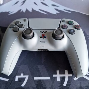 PS1 Gray Reshock Retro PS5 Controller Killscreen X Sony