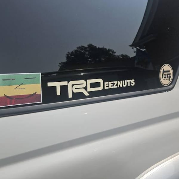 2025 + Toyota 4runner 6th Generation Hood Lettering Decal Set (TRD Off ...