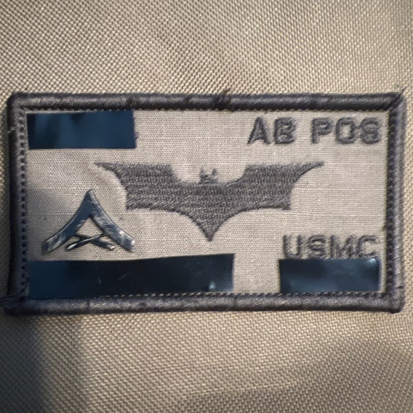 Leather Plate Carrier Flak Patch- 2.25" X 4" - Laser Engraved on Hand ...