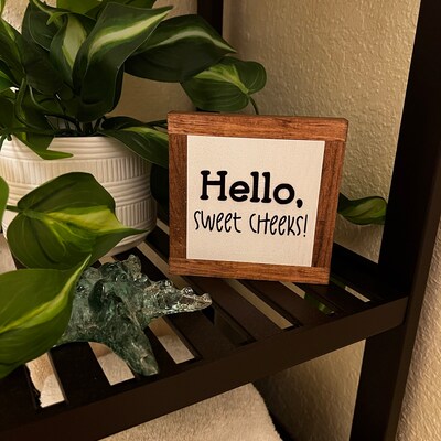 Panneau Humour “Nice Poop” Pour Salle De Bain – Déco Murale Fun Noir | Plastique